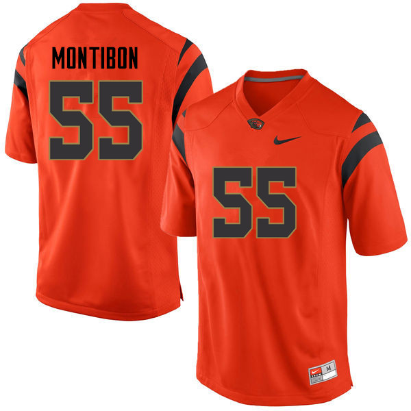 Youth Oregon State Beavers #55 Keli'i Montibon College Football Jerseys Sale-Orange